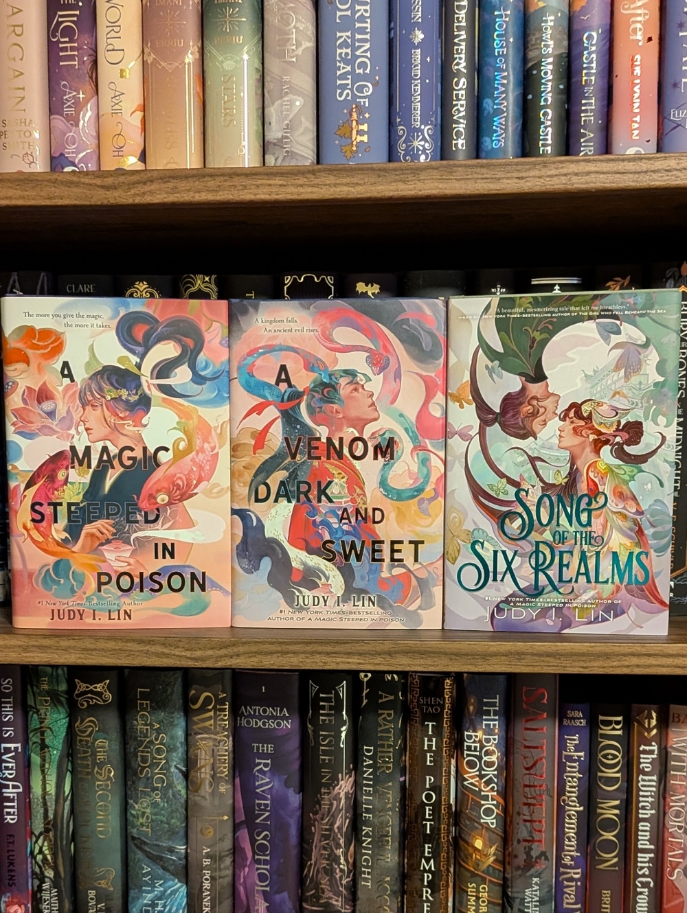 Three Hardcover Books By Judy I. Lin *Signed*